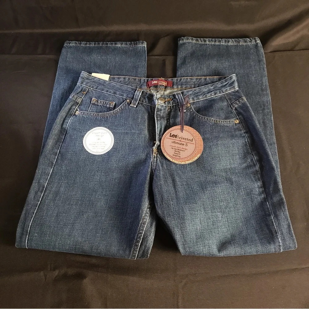 Lee Mid Rise Straight Leg‎ Jeans NWT 12